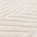 Asiatic hague hague ivory Ivory Living Room Wool Rug.