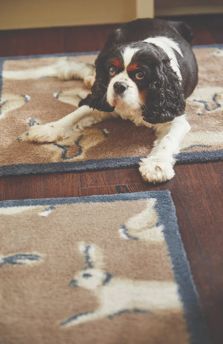 Patterned Hug Rug Hare 1