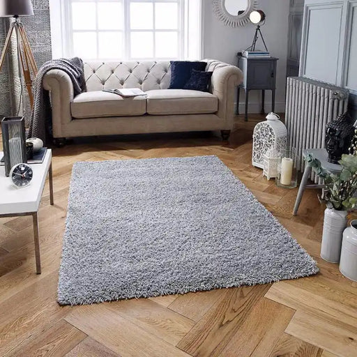 Oriental Weavers harmony grey Grey Living Room Shaggy Rug.