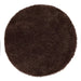 Origins chicago chocolate Brown Living Room Shaggy Rug.
