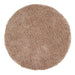 Origins chicago latte Brown Living Room Shaggy Rug.