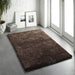 Origins chicago chocolate Brown Living Room Shaggy Rug.