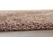 Origins chicago latte Brown Living Room Shaggy Rug.