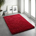 Origins chicago red Red Living Room Shaggy Rug.