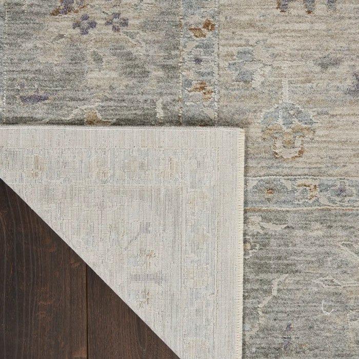 Nourison infinite ift01 light grey Grey Living Room Moroccan Rug.