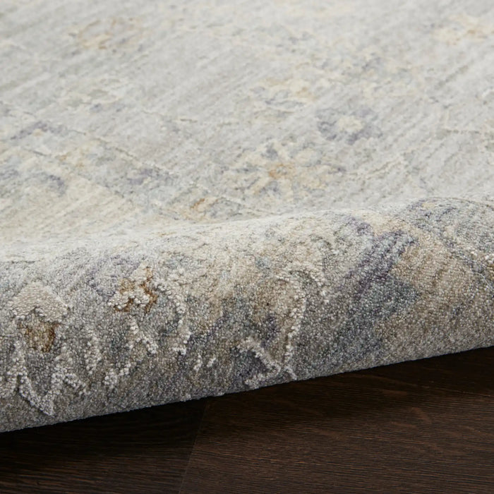 Nourison infinite ift02 grey Grey Living Room Moroccan Rug.