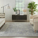 Nourison infinite ift03 charcoal Purple, Ivory, Multicoloured Living Room Moroccan Rug.