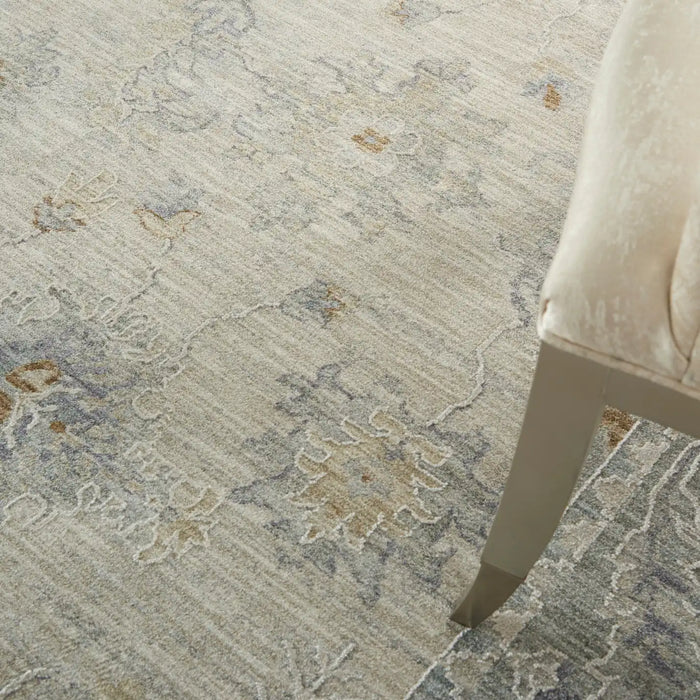 Nourison infinite ift03 light grey Grey Living Room Moroccan Rug.