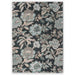 Sanderson sanderson indra charcoal 145804 Grey Living Room Wool Rug.