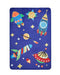 Think Rugs inspire g3420 blue Blue, Multicoloured Bedroom   Rug.
