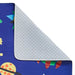 Think Rugs inspire g3420 blue Blue, Multicoloured Bedroom   Rug.