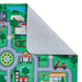 Think Rugs inspire g4563 green Green Bedroom   Rug.