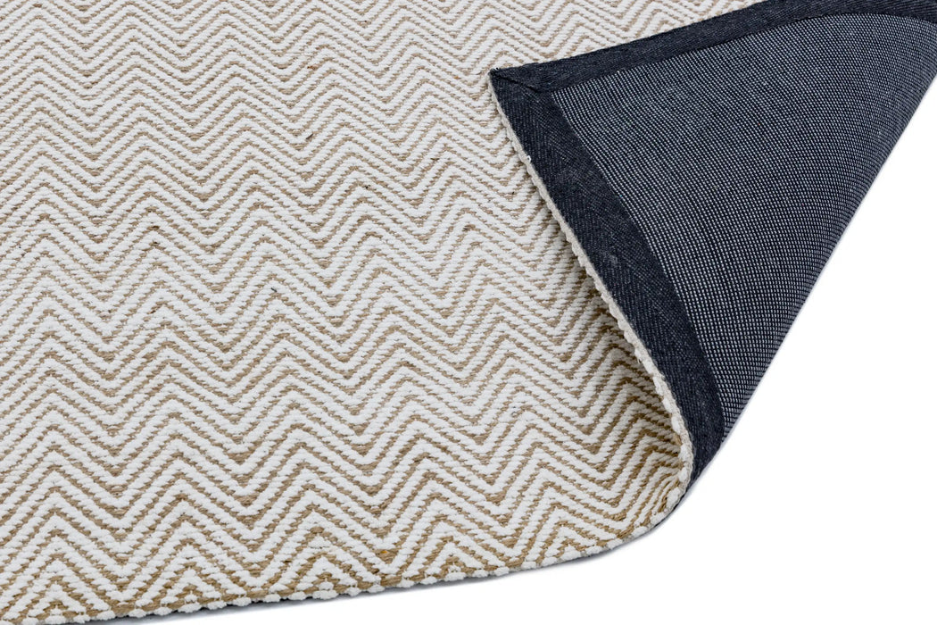 Asiatic ives modern rug natural Brown, Ivory Living Room Striped Rug.