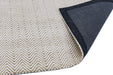 Asiatic ives modern rug natural Brown, Ivory Living Room Striped Rug.