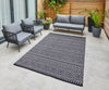 Concept Looms jazz rama jaz03 grey Grey Outdoor  Geometric Rug.