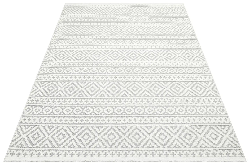 Concept Looms jazz rama jaz04 silver Grey Outdoor  Geometric Rug.
