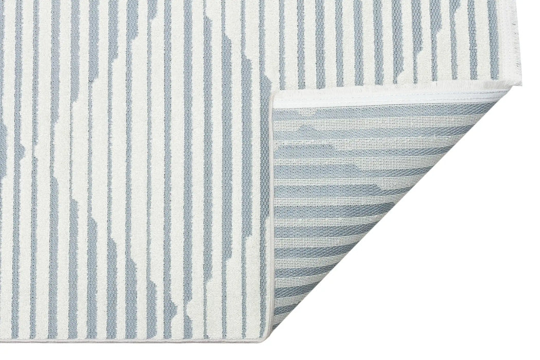 Concept Looms jazz rama jaz08 blue Blue Outdoor  Geometric Rug.