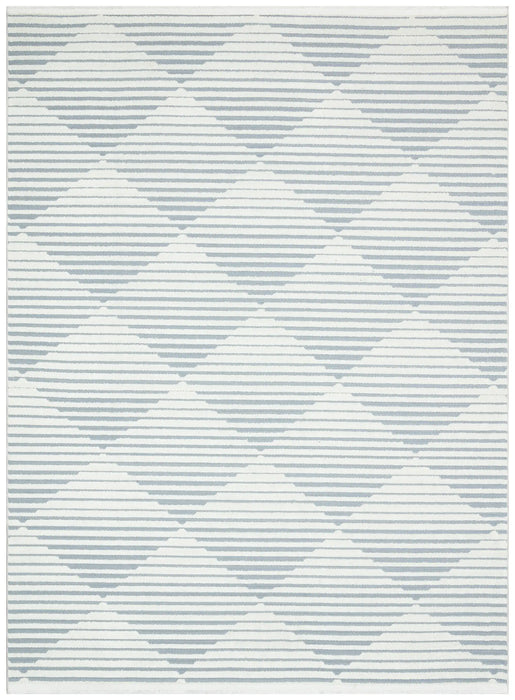 Concept Looms jazz rama jaz08 blue Blue Outdoor  Geometric Rug.