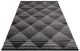 Concept Looms jazz rama jaz10 silver grey Grey, Black Outdoor  Geometric Rug.