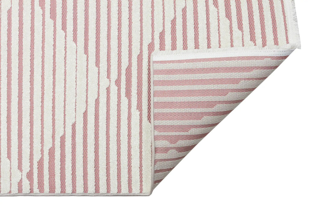 Concept Looms jazz rama jaz11 rose Pink Outdoor  Geometric Rug.