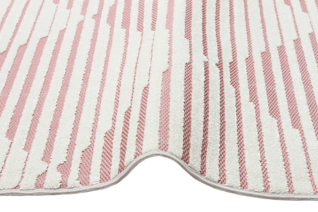 Concept Looms jazz rama jaz11 rose Pink Outdoor  Geometric Rug.