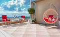 Concept Looms jazz rama jaz11 rose Pink Outdoor  Geometric Rug.