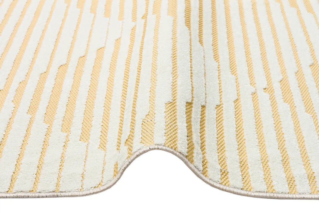 Concept Looms jazz rama jaz12 amber Yellow Outdoor  Geometric Rug.