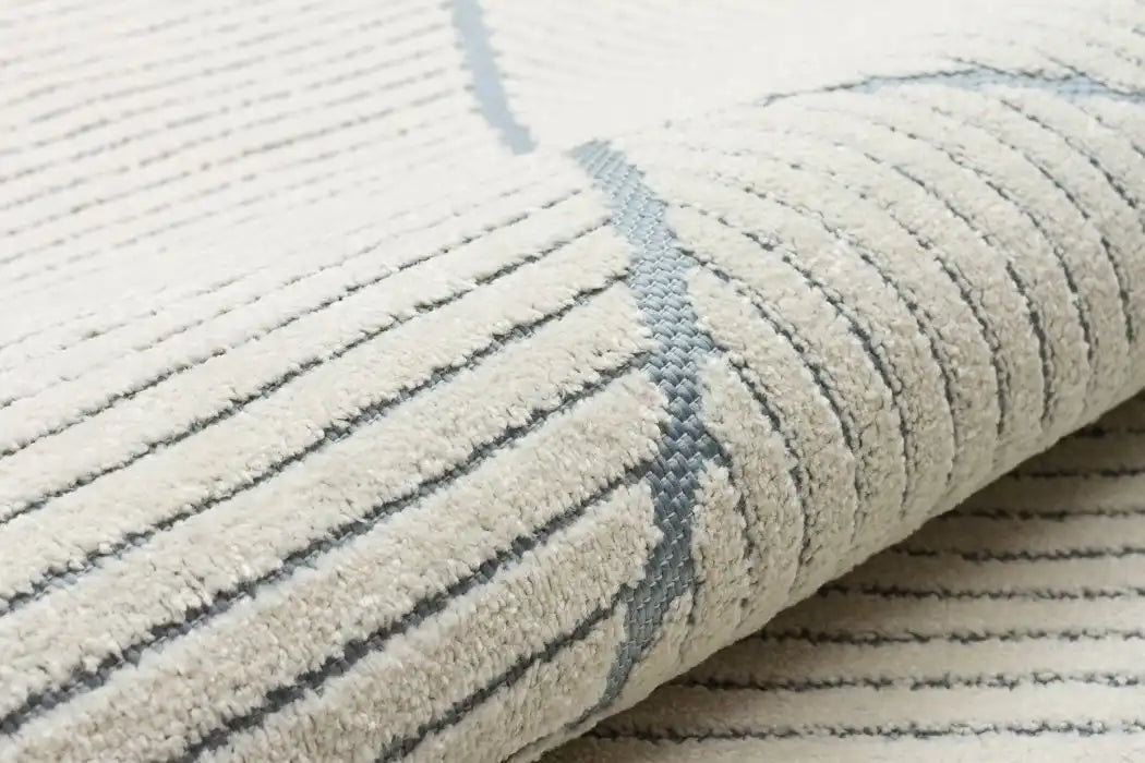Concept Looms jazz rama jzm13 blue Blue Outdoor  Geometric Rug.