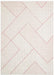 Concept Looms jazz rama jzm14 rose Pink Outdoor  Geometric Rug.