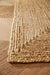 Origins jute extra natural Brown Living Room  Rug.