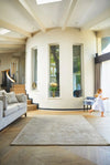 Rug Guru karma guru mink Brown, Beige Living Room  Rug.