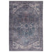 Asiatic kaya noor ky03 Blue, Multicoloured Living Room Flat Weave Rug.