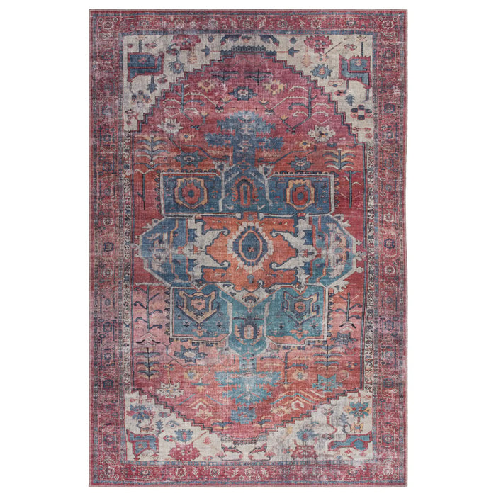 Asiatic kaya shiva ky01 Multicoloured, Red Living Room Flat Weave Rug.