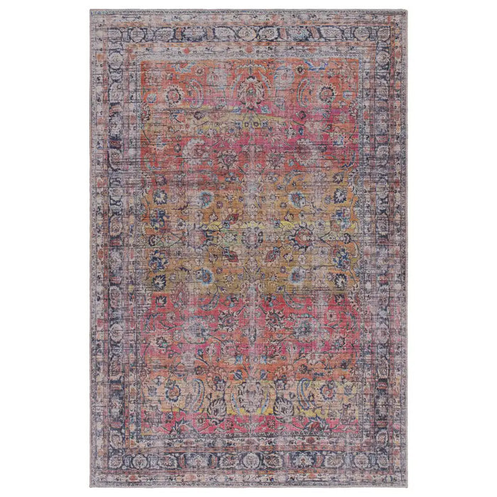 Asiatic kaya tara ky13 Multicoloured Living Room Flat Weave Rug.
