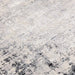Asiatic kuza border grey Grey Living Room  Rug.