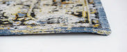 Louis de Poortere antiquarian heriz 8704 amir gold Blue, Yellow Living Room Flat Weave Rug.