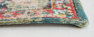Louis de Poortere antiquarian bakhtiari 8712 janissay multi Multicoloured Living Room Flat Weave Rug.