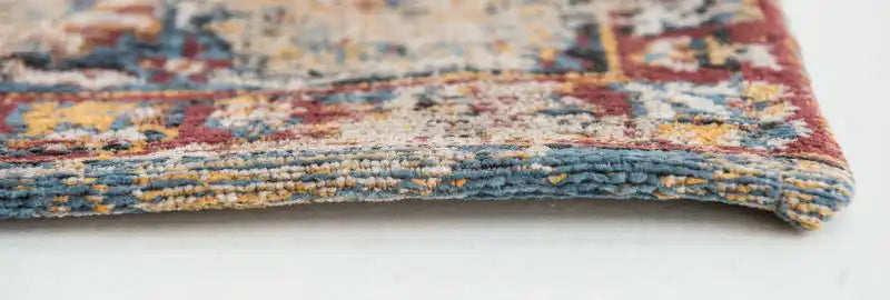 Louis de Poortere antiquarian bakhtiari 8713 khedive multi Multicoloured Living Room Flat Weave Rug.