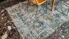 Louis de Poortere antiquarian bakhtiari 9127 fener Multicoloured Living Room Flat Weave Rug.