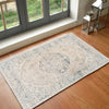 AMAYRA Machine Washable Traditionnal Boho Oatmeal Rug