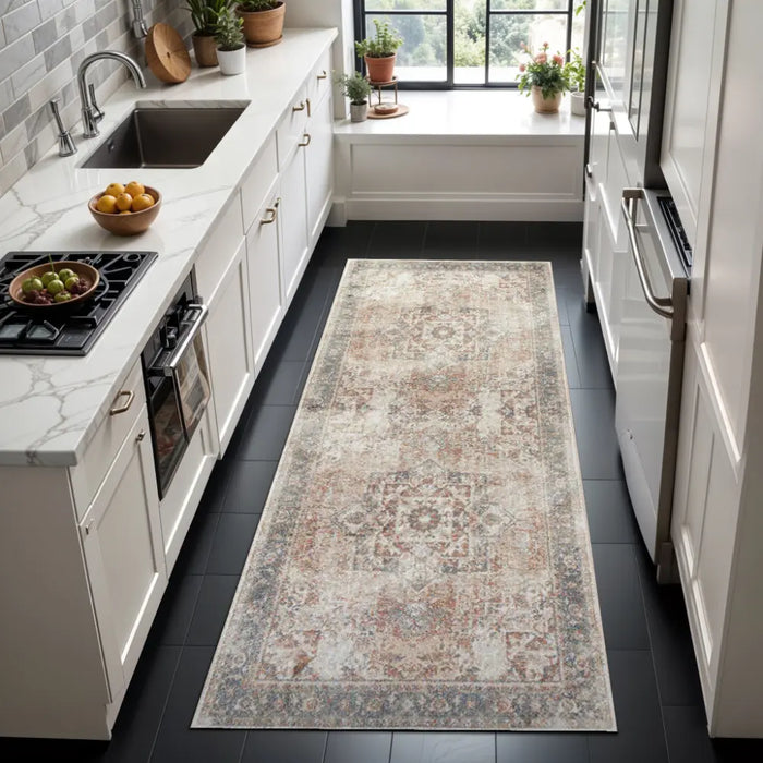 LLL VIVIAN 2317 Brown Washable Rug