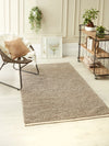 Origins la playa rustic Brown, Beige Living Room  Rug.