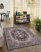 Rug Style traditional poly lancashire dark grey Grey Living Room Moroccan Rug.
