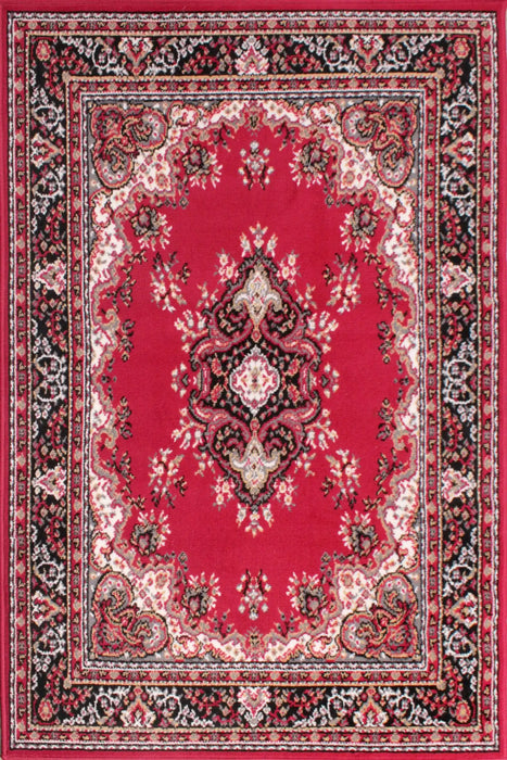Rug Style traditional poly lancashire red Multicoloured, Red Living Room Moroccan Rug.