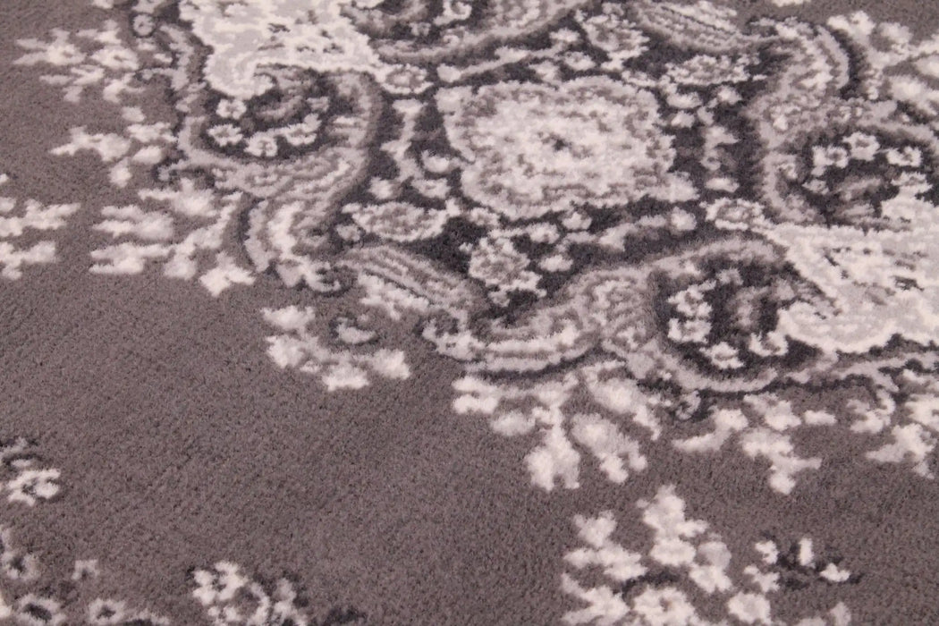 Rug Style traditional poly lancashire dark grey Grey Living Room Moroccan Rug.
