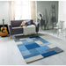 Oriental Weavers lexus blue Blue, Multicoloured Living Room Wool Rug.