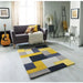 Oriental Weavers lexus yellow Grey, Yellow, Multicoloured Living Room Wool Rug.