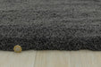 Asiatic lulu charcoal Grey Living Room Shaggy Rug.