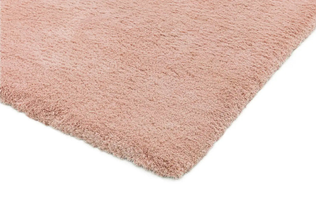 Asiatic lulu pink Pink Living Room Shaggy Rug.