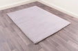HMC luxe faux fur silver Grey Living Room  Rug.